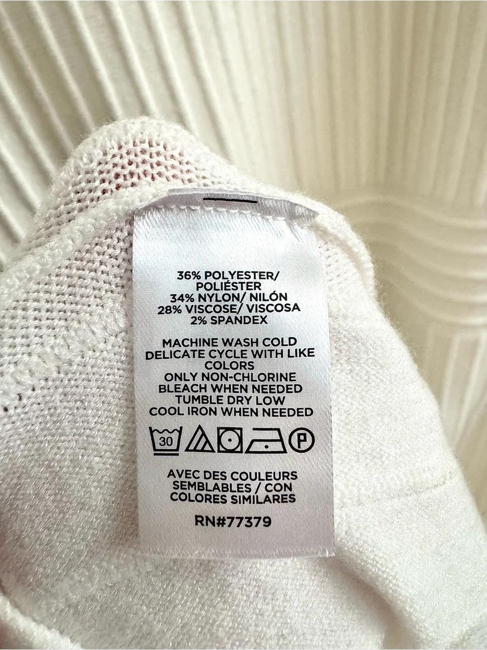 NWT Ann Taylor Off White Ribbed Mock Neck Sweater Dress XXL